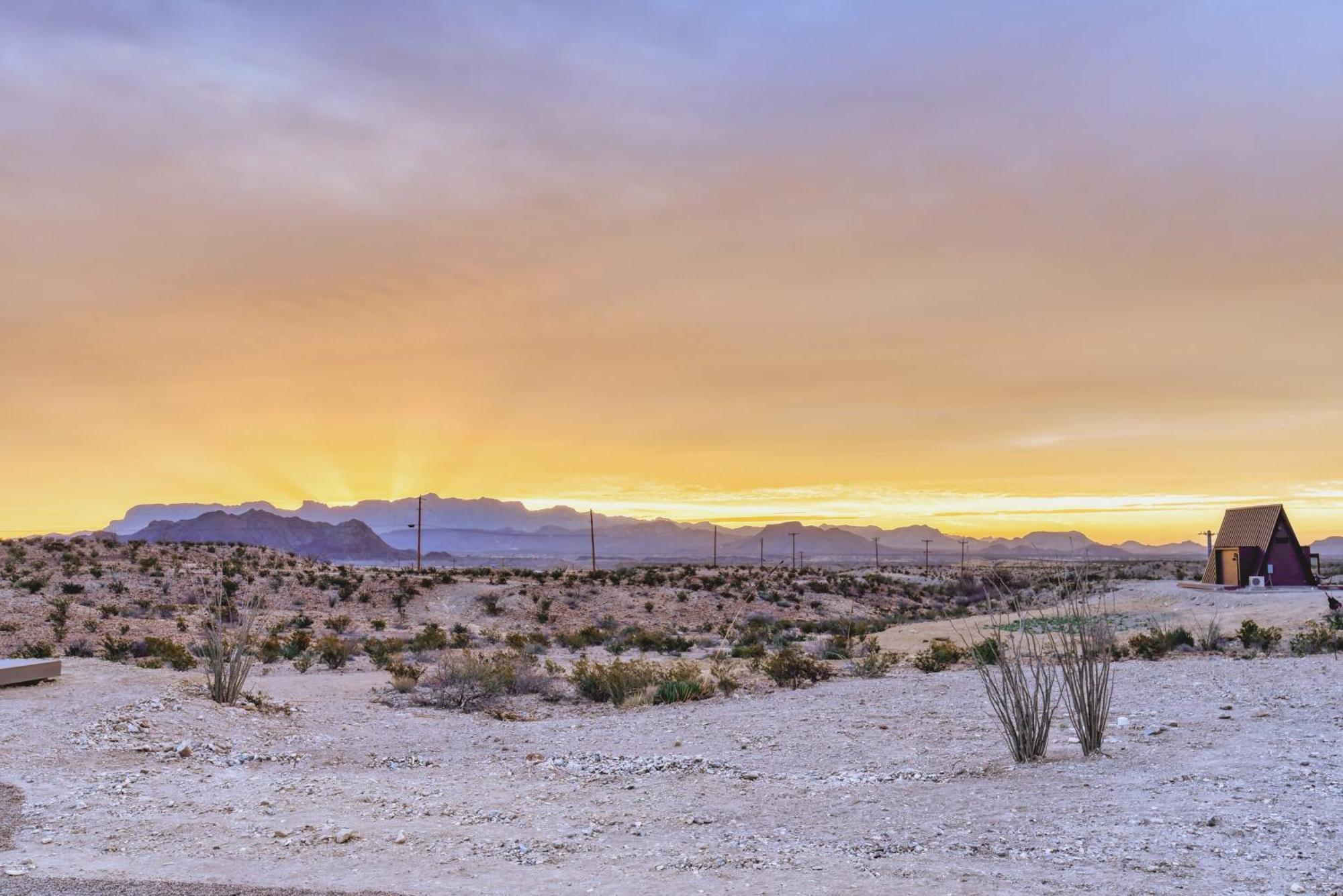 Stardust Big Bend Luxury A-Frame#5 Great Views Villa Terlingua Exterior photo