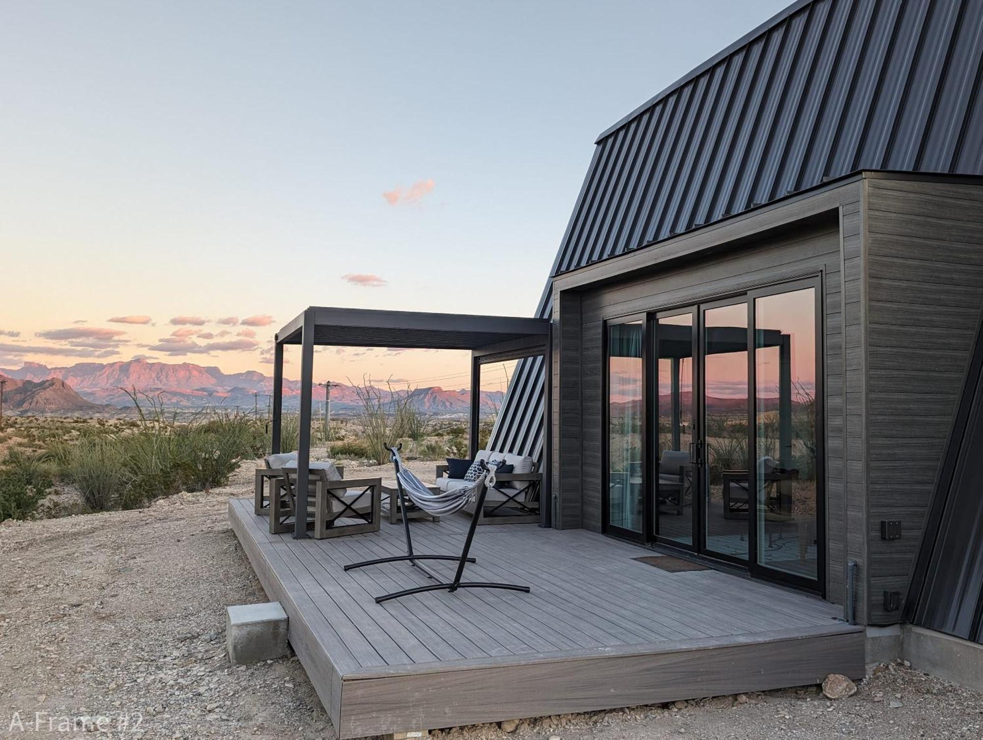 Stardust Big Bend Luxury A-Frame#5 Great Views Villa Terlingua Exterior photo