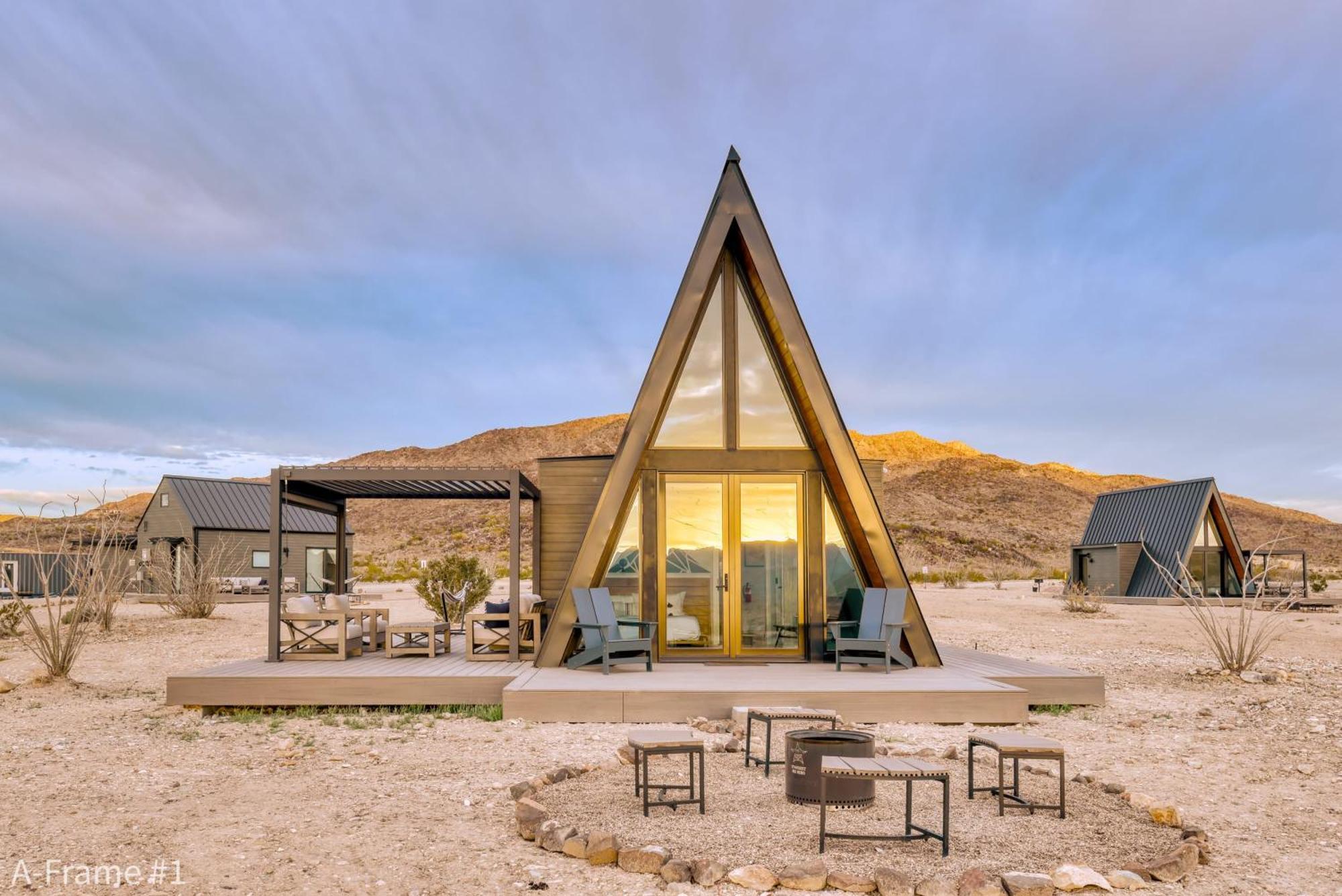 Stardust Big Bend Luxury A-Frame#5 Great Views Villa Terlingua Exterior photo