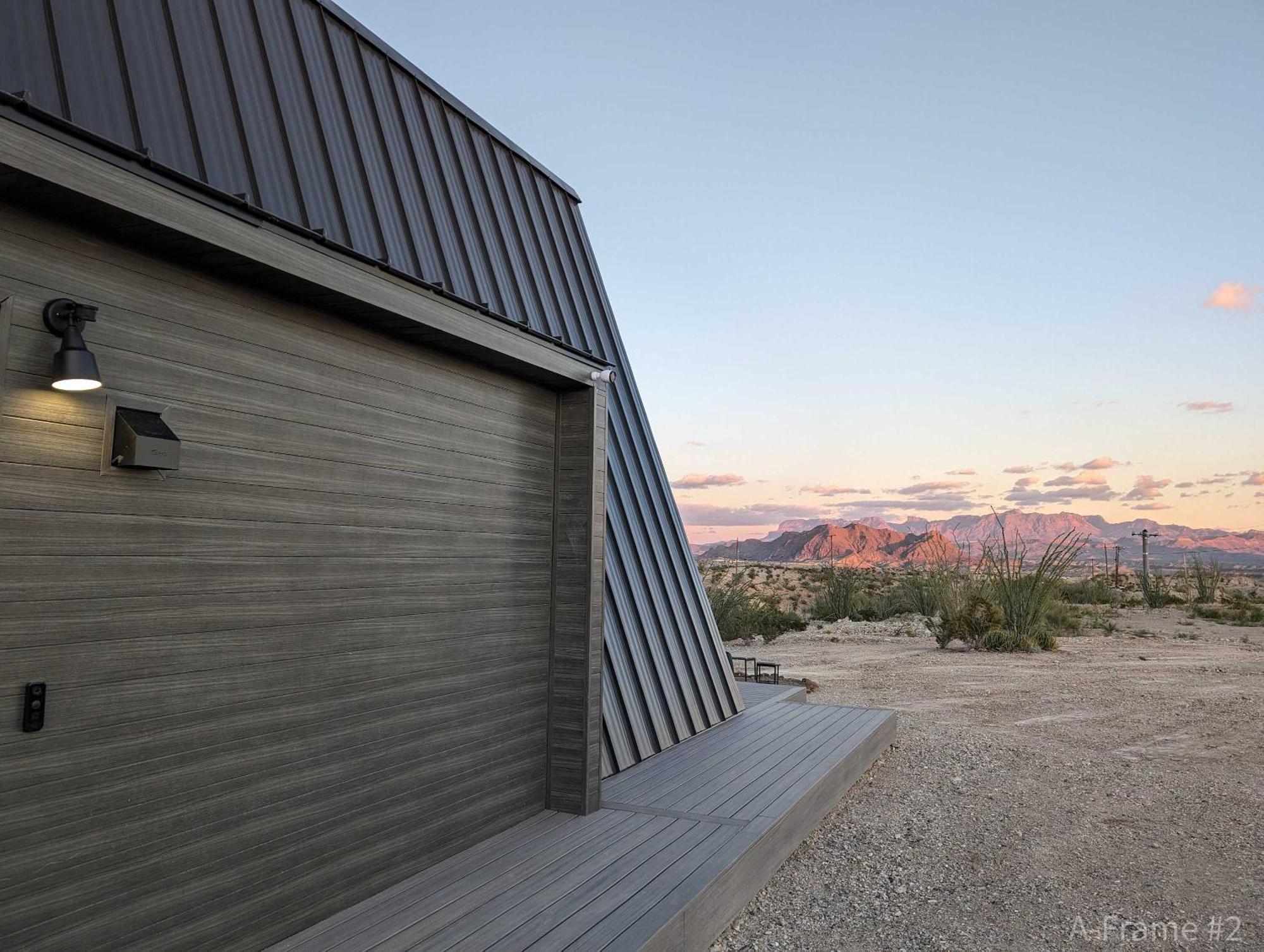 Stardust Big Bend Luxury A-Frame#5 Great Views Villa Terlingua Exterior photo