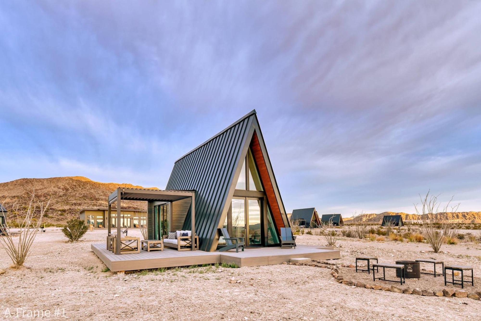 Stardust Big Bend Luxury A-Frame#5 Great Views Villa Terlingua Exterior photo
